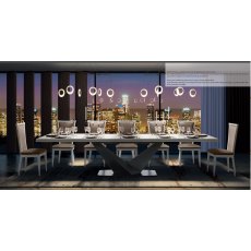 Camel Group Elite Day Tavolo Krystal Extendable Dining Table White Camel Group Elite Day Tavolo Krystal Extendable Dining Table White