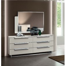 Camel Group Kimera White Gloss Double Dresser Camel Group Kimera White Gloss Double Dresser