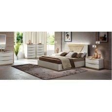 Camel Group Kharma White Gloss 3 Drawer Dresser