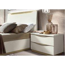 Camel Group  Kharma White High Gloss Night Table Camel Group  Kharma White High Gloss Night Table