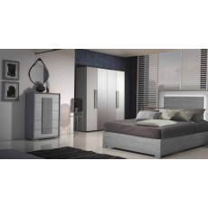 Tuttomobili Lia Dark Gray Wardrobe Tuttomobili Lia Dark Gray Wardrobe