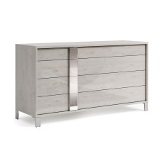 Tuttomobili Emma Frosted Ash 4 Drawers Dresser Tuttomobili Emma Frosted Ash 4 Drawers Dresser