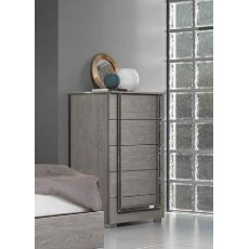 Tuttomobili Antonella Grey Oak 5 Drawers Chest Tuttomobili Antonella Grey Oak 5 Drawers Chest