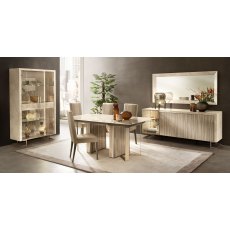 Arredoclassic Adora Luce Light 2 Doors Cabinet With Central Drawer