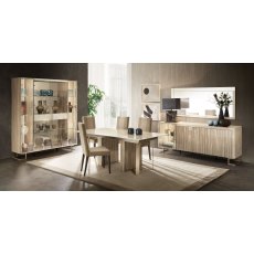 Arredoclassic Adora Luce Light 4 Doors Cabinet With Central Drawer