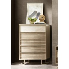 Arredoclassic Adora Luce Light 5 Drawers Tall Chest Arredoclassic Adora Luce Light 5 Drawers Tall Chest