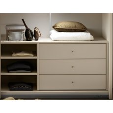 Arredoclassic Adora Luce Light Inside Drawers Unit With Shelves W 129cm x D 55.5cm x H 58cm