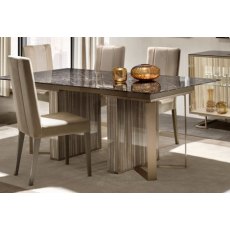 Arredoclassic Adora Luce Dark Rectangular Fix Top Table cm 160x90 Arredoclassic Adora Luce Dark Rectangular Fix Top Table cm 160x90