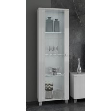 San Martino Elite 1 Left Door Glass Cabinet With LED Lights