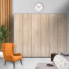 Wiemann Eastside hinged-door wardrobe of width 300cm with 6 doors without cornice Wiemann Eastside hinged-door wardrobe of width 300cm with 6 doors without cornice
