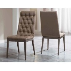Camel Group Elite Silver Birch Finish Capitonne Dining Chair Camel Group Elite Silver Birch Finish Capitonne Dining Chair