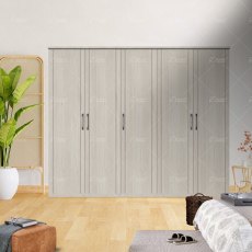 Wiemann Luxor 3 & 4 hinged-door wardrobe of width 250cm 5 doors with cornice Wiemann Luxor 3 & 4 hinged-door wardrobe of width 250cm 5 doors with cornice
