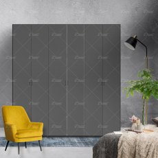 Wiemann Kansas bi-fold doors Wardrobe with automatic door opening of width 250cm Wiemann Kansas bi-fold doors Wardrobe with automatic door opening of width 250cm