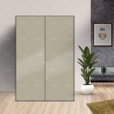 Wiemann Westside2 sliding-door wardrobe of width 150cm with 2 doors without cornice