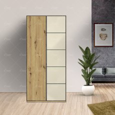 Wiemann Quito hinged door wardrobe of width 100cm 2 doors without cornice Wiemann Quito hinged door wardrobe of width 100cm 2 doors without cornice