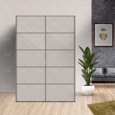 Wiemann Westside sliding door wardrobe of width 200cm 2 doors without cornice Wiemann Westside sliding door wardrobe of width 200cm 2 doors without cornice