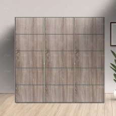 Wiemann Westside sliding door wardrobe of width 225cm 3 doors without cornice Wiemann Westside sliding door wardrobe of width 225cm 3 doors without cornice