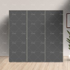 Wiemann Westside sliding door wardrobe of width 250cm with 3 doors without cornice Wiemann Westside sliding door wardrobe of width 250cm with 3 doors without cornice