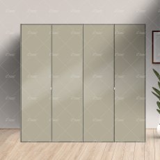 Wiemann Westside2 sliding-door wardrobe of width 330cm with 4 doors without cornice