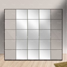 Wiemann Quito hinged door wardrobe of width 250cm with 5 doors without cornice Wiemann Quito hinged door wardrobe of width 250cm with 5 doors without cornice
