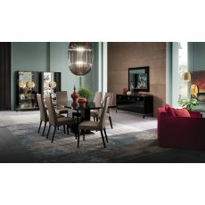 ALF ITALIA MONT NOIR  EXTENDING DINING TABLE