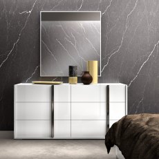 STATUS BIANCA WHITE DOUBLE DRESSER