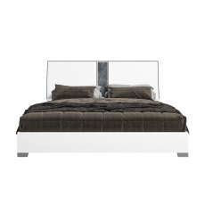 STATUS BIANCA WHITE BED & MARBLE
