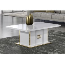 H2O Design Vogue White and Gold Coffee table H2O Design Vogue White and Gold Coffee table