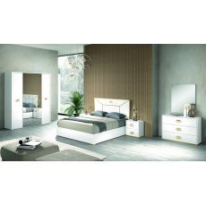 H2O Design Vogue White and Gold Wardrobe