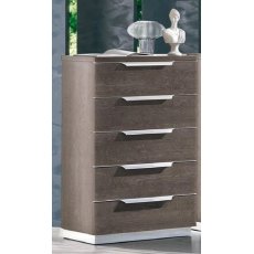Camel Group Kroma Silver Birch 5 Drawer Chest