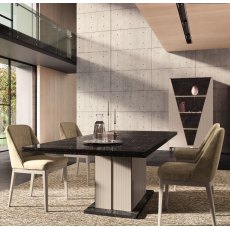 Camel Group Fidia Tavolo Dining Table With Pedestal Base