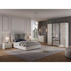 San Martino Claudia High Gloss Bed Set