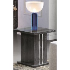 Ben Company Luna Grey Lamp Table