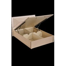 Dove LED High Gloss Storage Bed