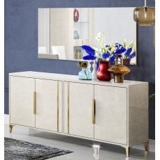 Ben Company Luna Cream 4 Door Sideboard
