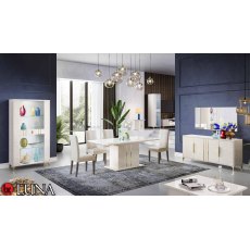 Ben Company Cream Dining Table