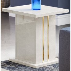 Ben Company Luna Cream Lamp Table