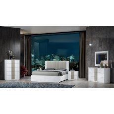 H20 Design Dafne Bedside In White