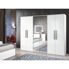 H20 Design Dafne Wardrobe In White