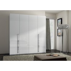 Status Volare Modern Italian White High Gloss Wardrobe