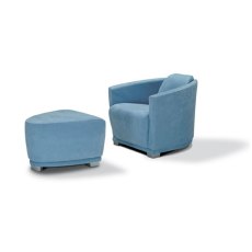 Calia Italia Jolly Armchair and Foot Stool