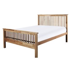 Madrid Hardwood High Foot End Bed Frame