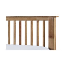 Madrid Hardwood High Foot End Bed Frame