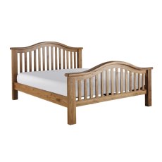 Minnesota High End Bed in Natural Oak High Gloss Finish