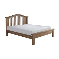 Minnesota Low End Bed in Natural Oak High Gloss Finishing