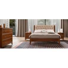 Camel Group Giotto Walnut Bed