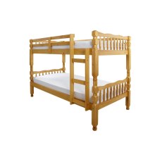 Melissa Pine Bunk Bed in White Wash Finish Melissa Pine Bunk Bed in White Wash Finish