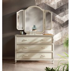 Camel Group Giotto Bianco Antico Single Dresser with 3 Drawer