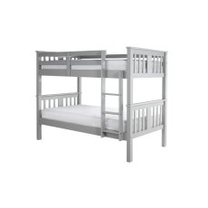 Navarro Pine Bunk Bed in Grey Finish Navarro Pine Bunk Bed in Grey Finish
