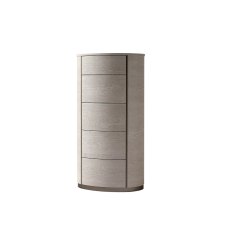 Camel Group Round Sabbia Tall Drawer Chest Camel Group Round Sabbia Tall Drawer Chest